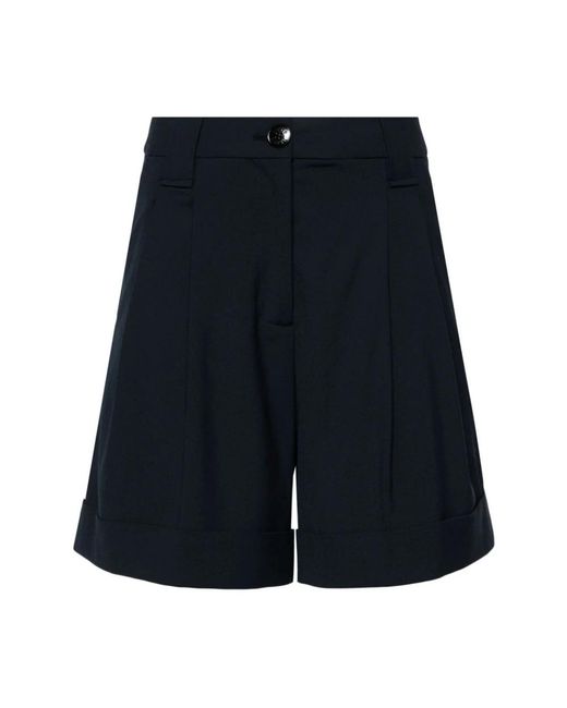 Ganni Blue Short Shorts