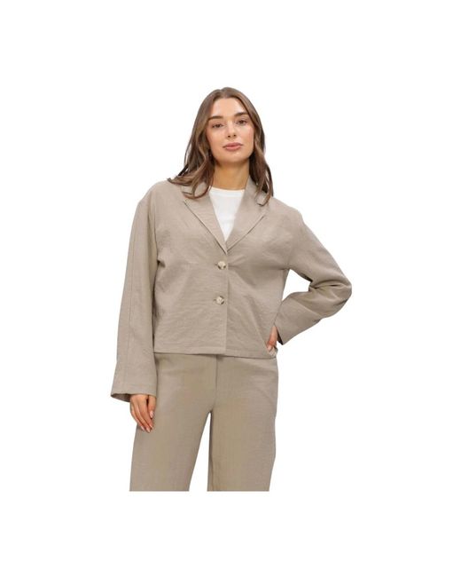 Object Objrini Lo Blazer in het Brown