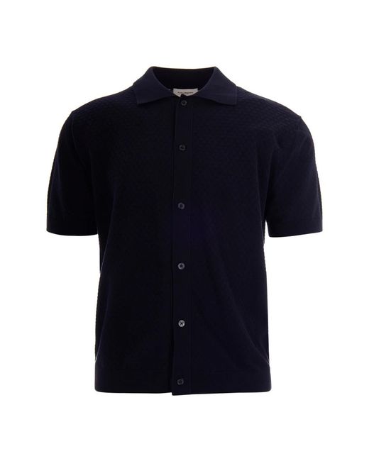 Paolo Pecora Gebreide Blouse in het Blue voor heren