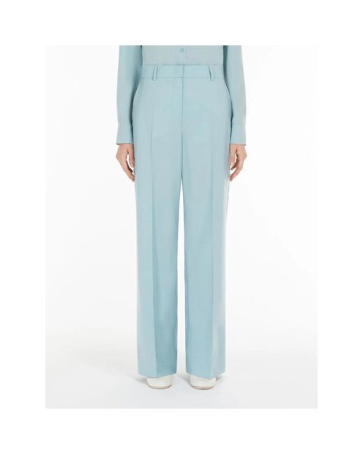 Weekend by Maxmara Wide Trousers in het Blue