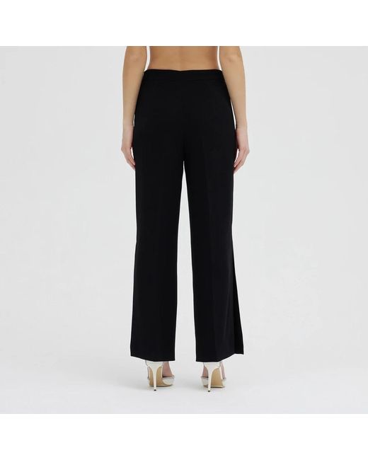 Moschino Black Wide Trousers
