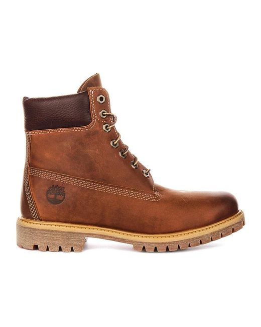 Timberland Brown Lace-Up Boots for men