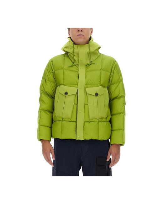 C P Company Tempest Combo Down Jacket in het Green voor heren