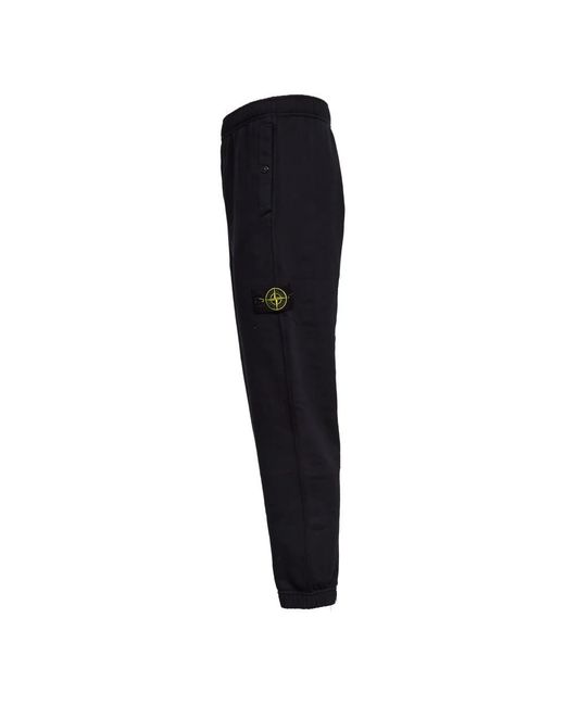 Stone Island Blue Sweatpants for men