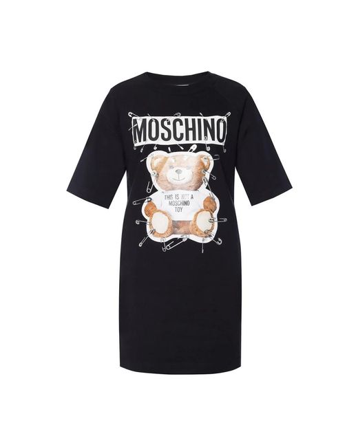 Moschino Black Stilvolle kleider für jeden anlass
