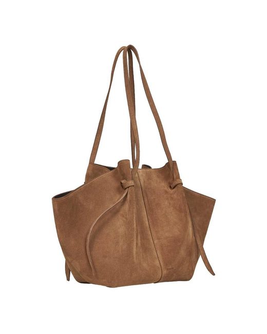 Yuzefi Brown Shopping Bags