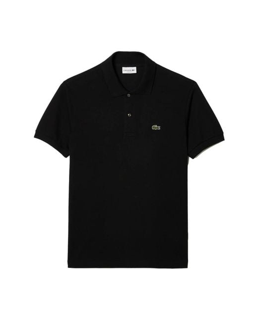 Lacoste Black Polo Shirts for men