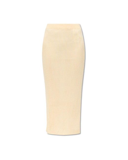 Jil Sander Natural Pencil Skirts
