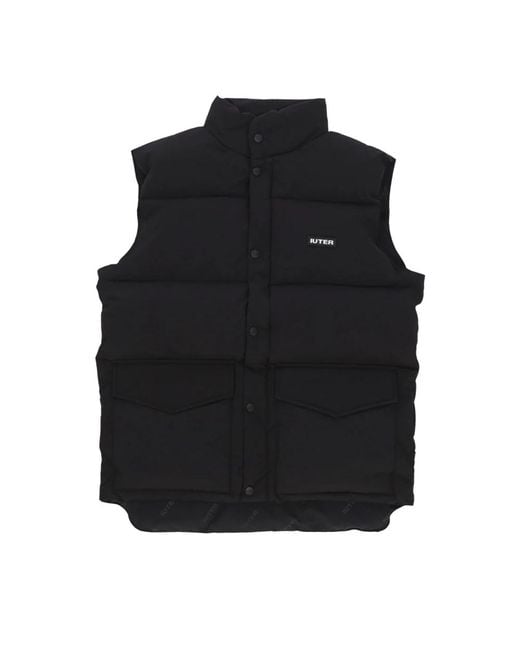 Iuter Black Waistcoats for men