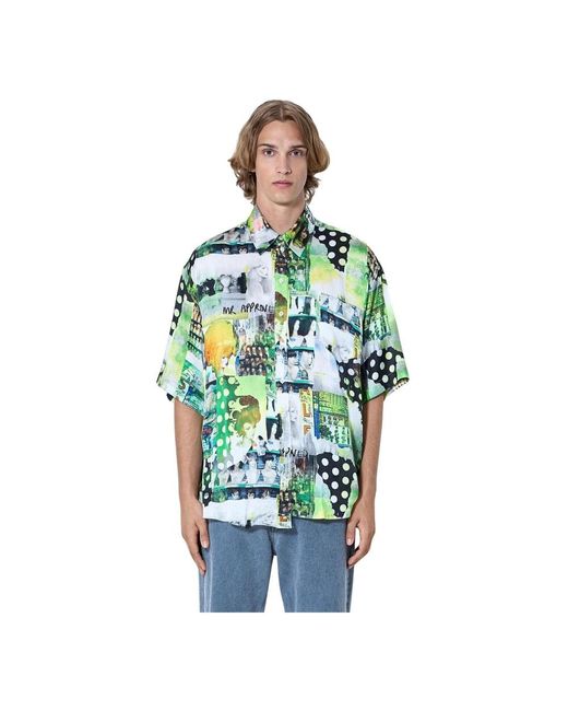 Martine Rose Green Short Sleeve Shirts for men