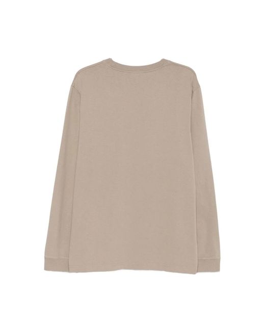 Maison Kitsuné Natural Long Sleeve T-Shirts for men