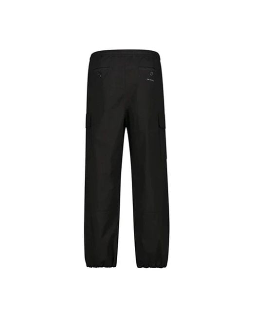 Straight Trousers Joshua Sanders de color Black