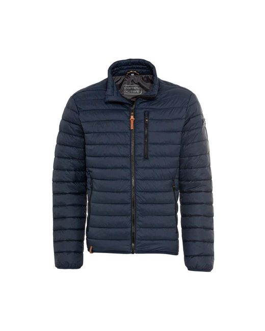 Camel Active Downfree Steppjacke Aus Recyceltem Polyester in Blue für Herren