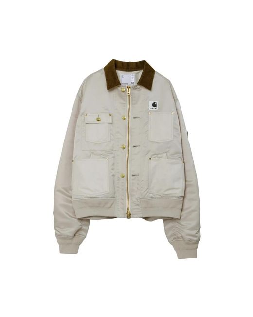 Sacai Gray Light Jackets for men