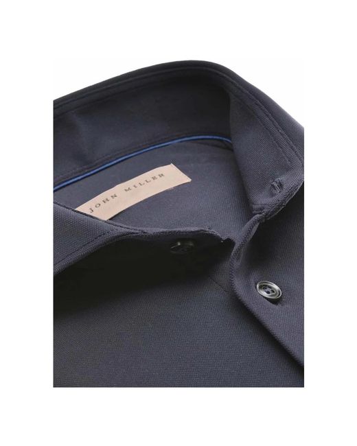 John Miller Blue Formal Shirts for men