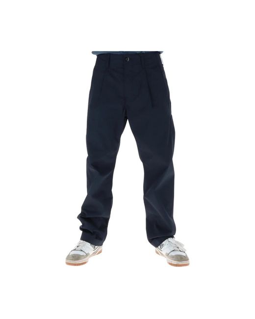G-Star Blue Straight Trousers for men