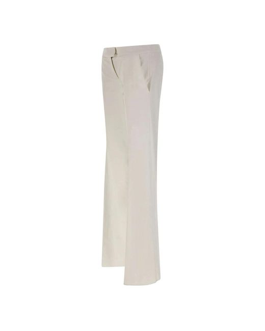 Seafarer White Wide Trousers