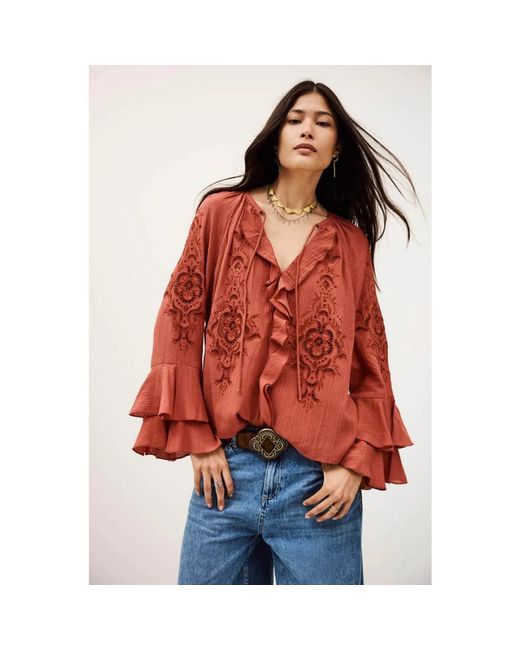 Blouses Ba&sh en coloris Red
