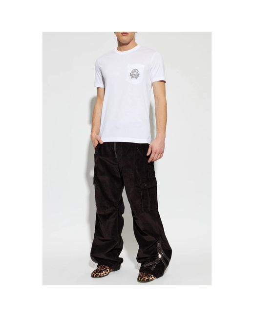Dolce & Gabbana White T-Shirts for men