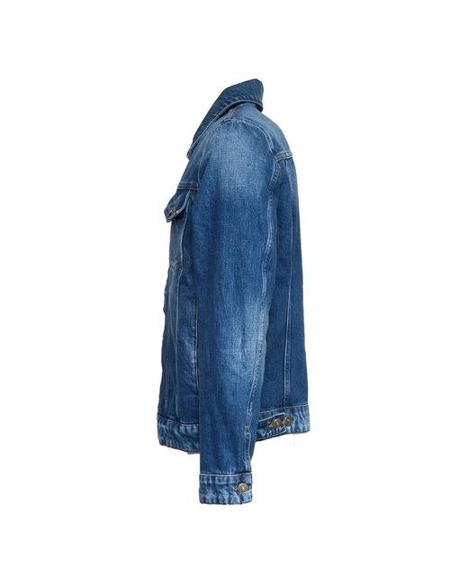 Dondup Blue Denim Jackets for men