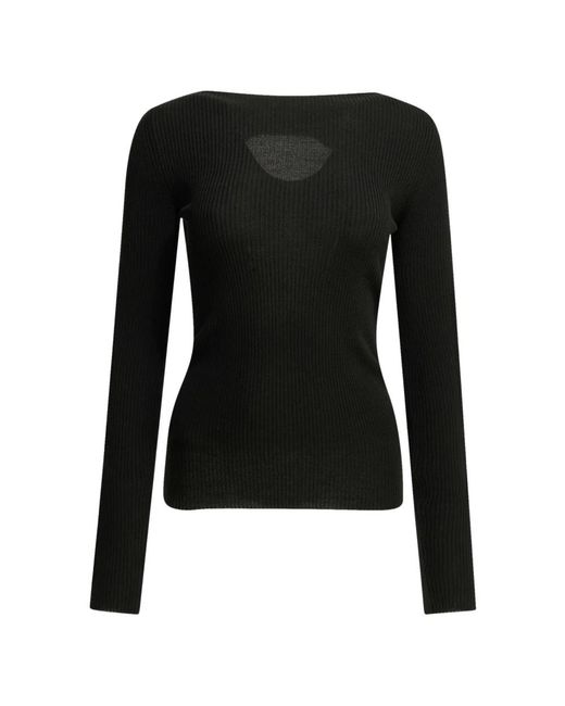 Rick Owens Black Long Sleeve T-Shirts