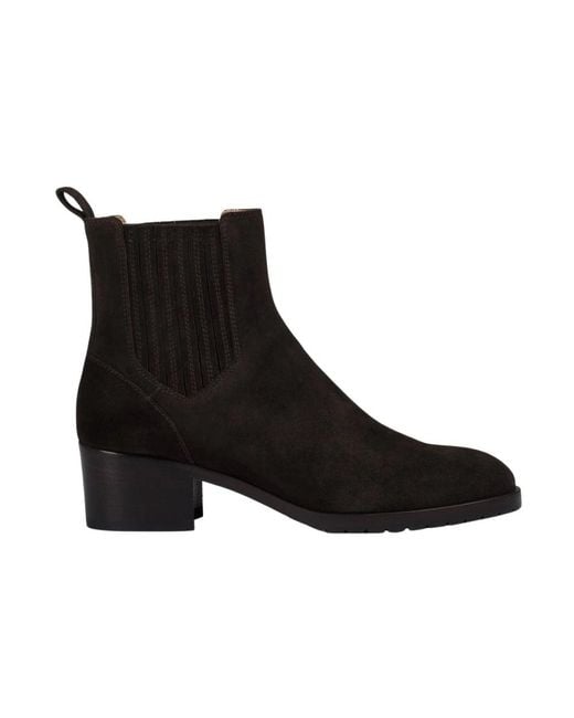 Doucal's Black Heeled Boots