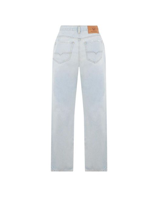 DIESEL Blue Straight Fit Jeans