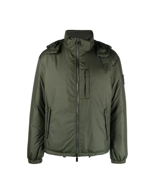 Giorgio Armani Green Winter Jackets for men