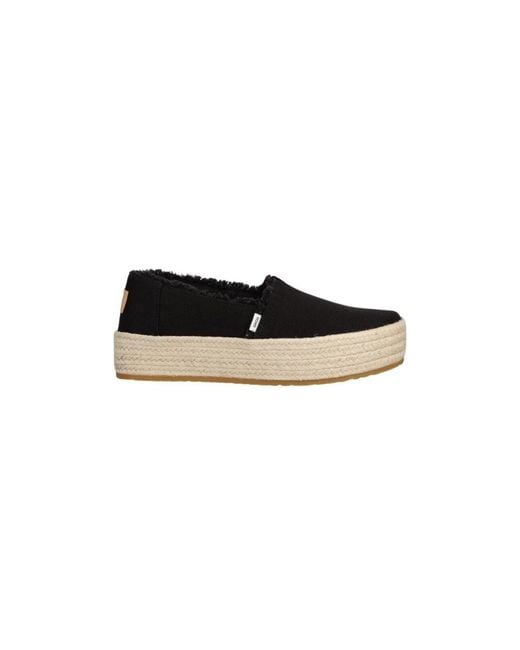 TOMS Black Espadrilles