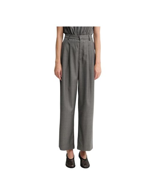 Gestuz Wijde Broek in het Gray