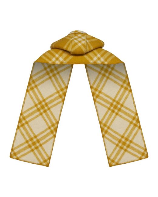 Burberry Check Scarf in Yellow für Herren