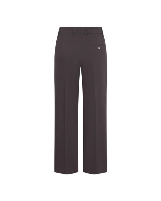 Seductive Hoge Taille Rechte Pijp Broek in het Gray