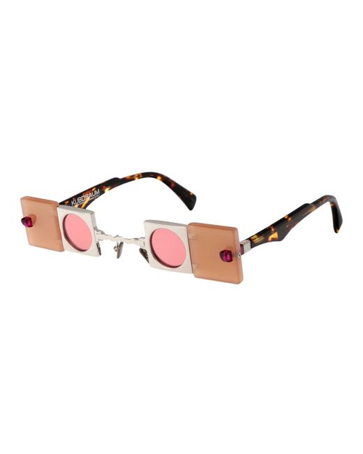Kuboraum Pink Stylische sonnenbrille maske q50