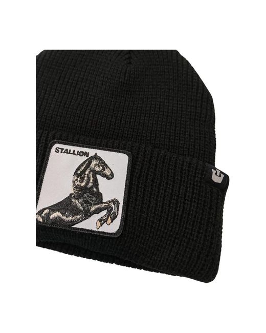 Goorin Bros Black Animal Farm Beanie Mütze Schwarz