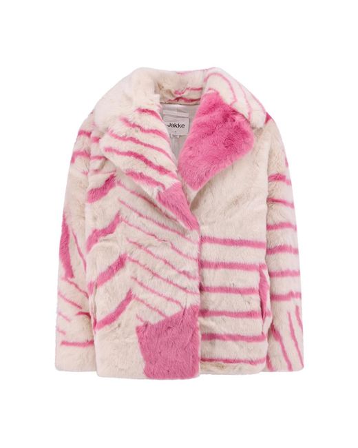 Jakke Pink Faux Fur & Shearling Jackets