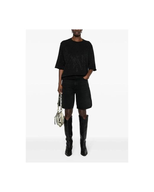 Zadig & Voltaire Black Round-Neck Knitwear