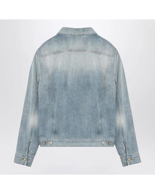 Balenciaga Denim Jackets in het Blue