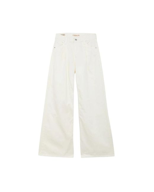 Levi's White Wide jeans levi's