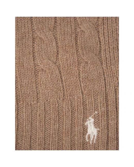 Ralph Lauren Brown Winter Scarves