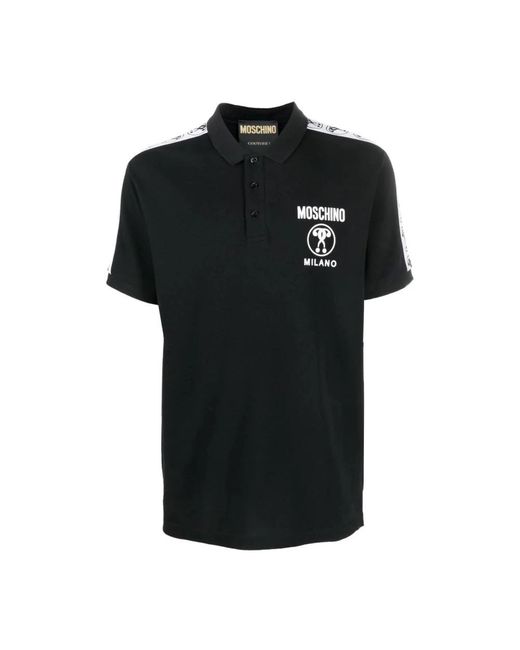 Moschino Black Polo Shirts for men