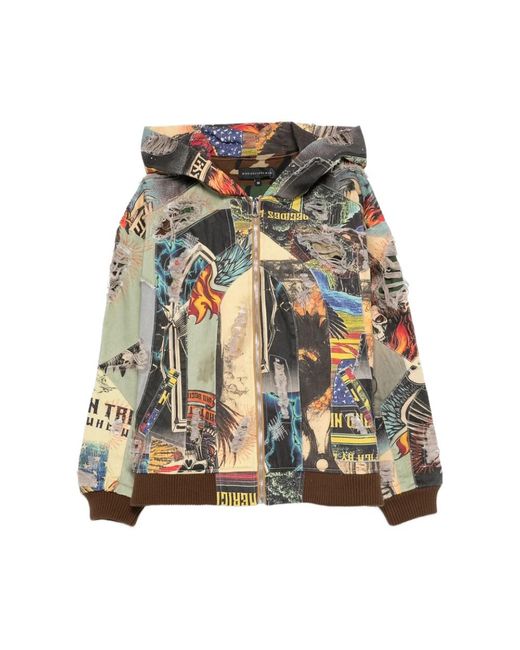 Who Decides War Multicolor Zip-Throughs for men