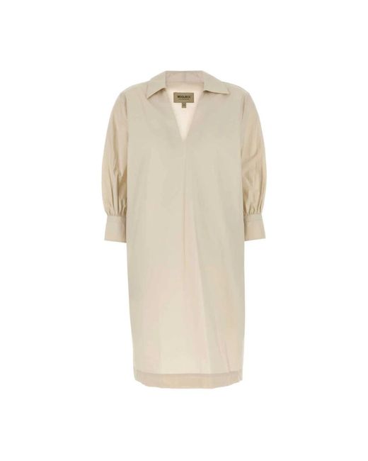 Woolrich Natural Midi Dresses