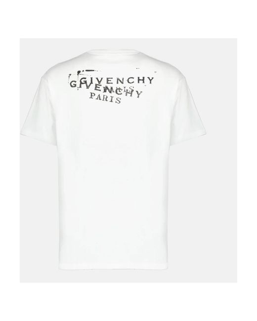 Givenchy Stamp T-Shirt in het White voor heren
