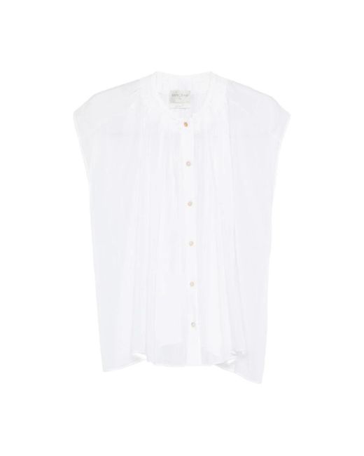Forte_forte White Sleeveless Tops
