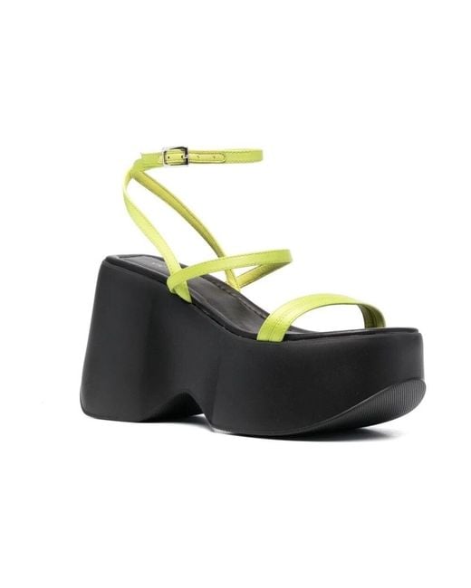 Vic Matié Blue Wedges