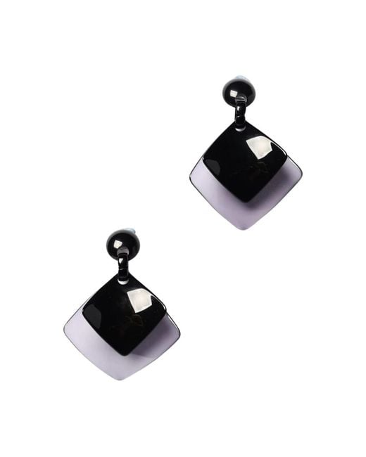 Emporio Armani Black Earrings