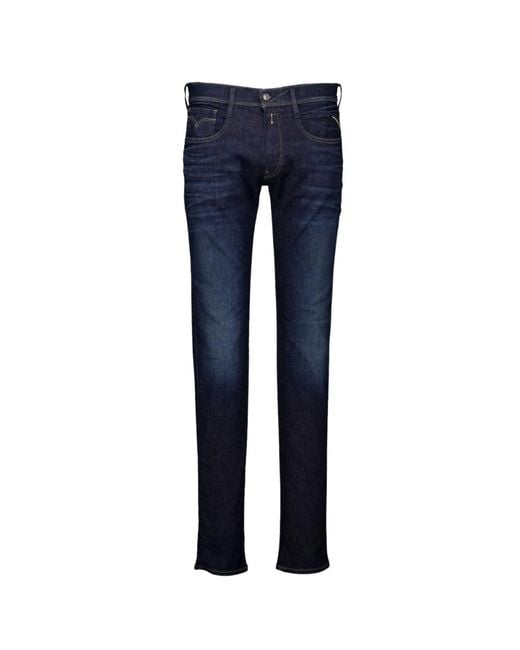 Slim-Fit Jeans Replay de hombre de color Blue