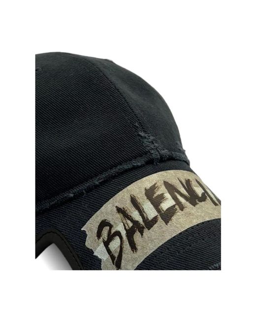 Balenciaga Black Caps for men