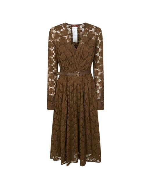 Max Mara Brown Midi Dresses