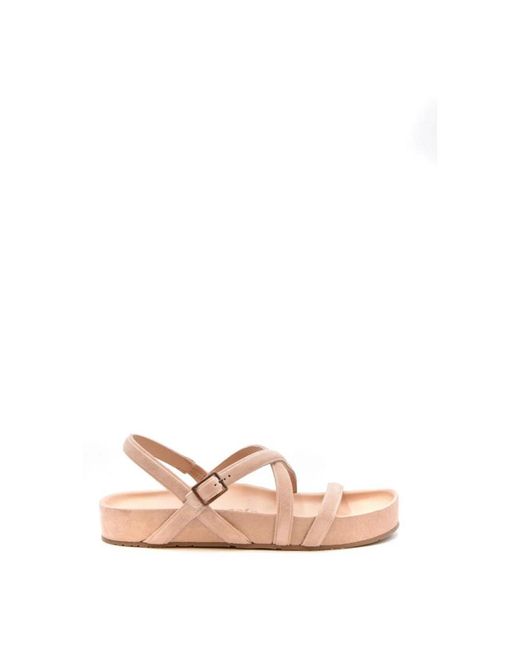 Pedro Garcia Pink Flat Sandals